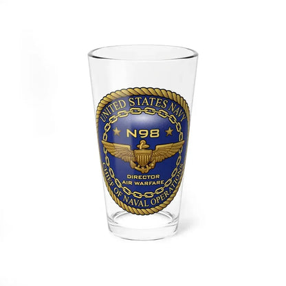 CNO Chief of Naval Operations N98 Dir Air Warfa (U.S. Navy) Pint Glass 16oz - Go Mug Yourself