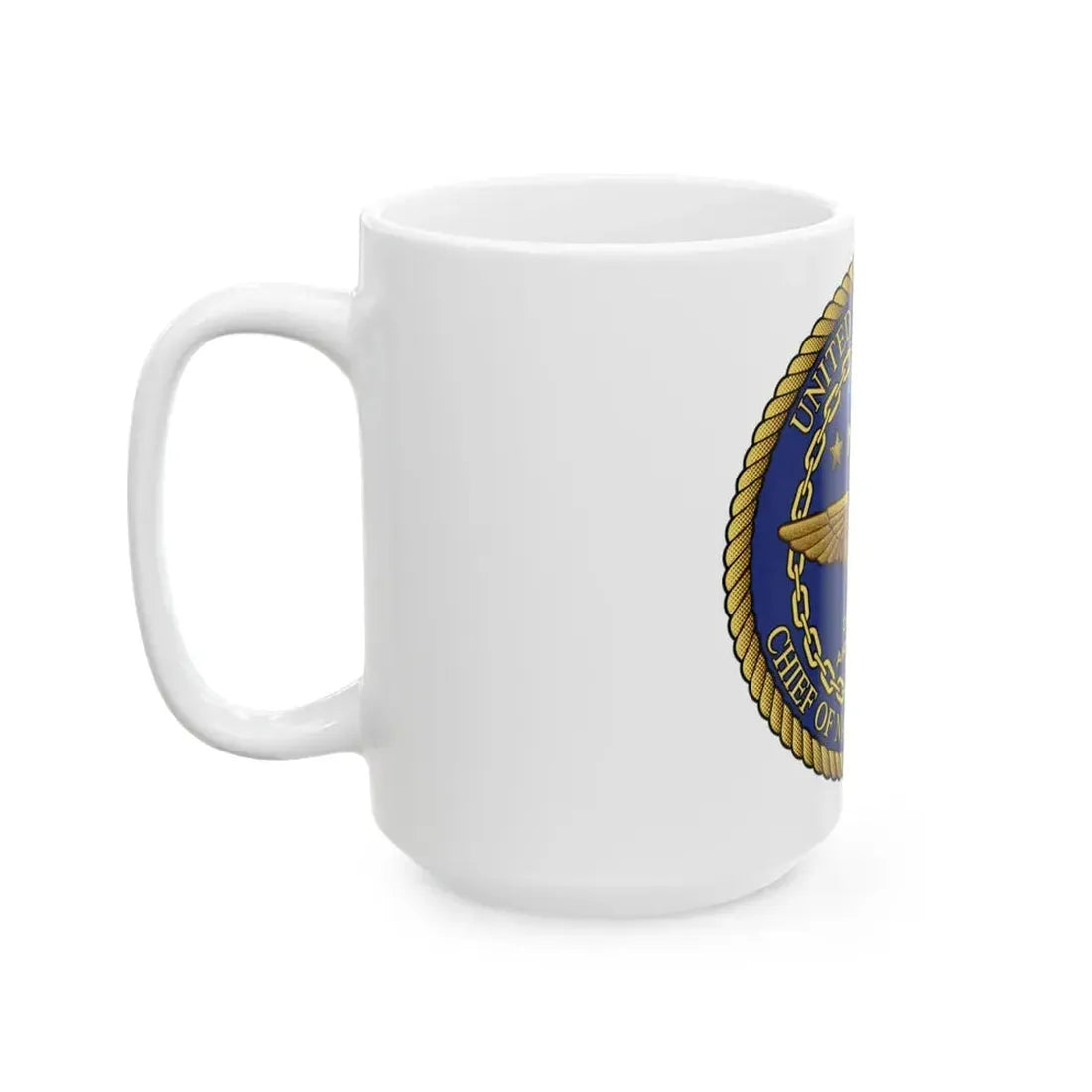 CNO Chief of Naval Operations N98 Dir Air Warfa (U.S. Navy) White Coffee Mug - Go Mug Yourself