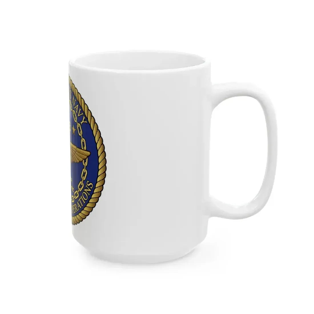 CNO Chief of Naval Operations N98 Dir Air Warfa (U.S. Navy) White Coffee Mug - Go Mug Yourself