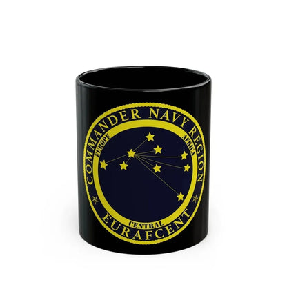CNR EURAFCENT Commander Navy Region Europe Africa Central (U.S. Navy) Black Coffee Mug 11oz - Go Mug Yourself