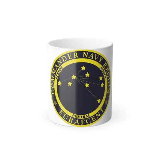 CNR EURAFCENT Commander Navy Region Europe Africa Central (U.S. Navy) Color Changing Mug 11oz Default Title 11oz - Go Mug Yourself