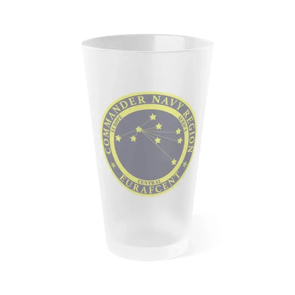CNR EURAFCENT Commander Navy Region Europe Africa Central (U.S. Navy) Frosted Pint Glass 16oz Default Title - Go Mug Yourself