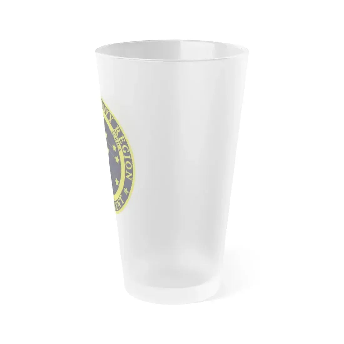CNR EURAFCENT Commander Navy Region Europe Africa Central (U.S. Navy) Frosted Pint Glass 16oz - Go Mug Yourself