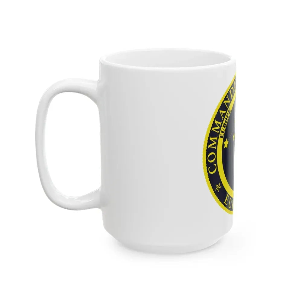 CNR EURAFCENT Commander Navy Region Europe Africa Central (U.S. Navy) White Coffee Mug - Go Mug Yourself