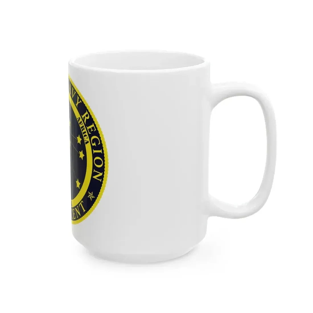 CNR EURAFCENT Commander Navy Region Europe Africa Central (U.S. Navy) White Coffee Mug - Go Mug Yourself