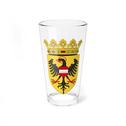 CoA Albert II of Habsburg (Austria) (Coat of Arms) Pint Glass 16oz 16oz - Go Mug Yourself