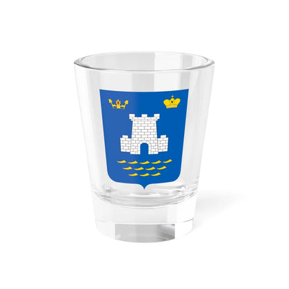 COA Alushta (Ukraine) (Coat of Arms) Shot Glass 1.5oz 1.5oz - Go Mug Yourself