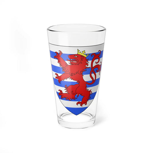 CoA Arlon Luxembourg (Belgium) (Coat of Arms) Pint Glass 16oz 16oz - Go Mug Yourself
