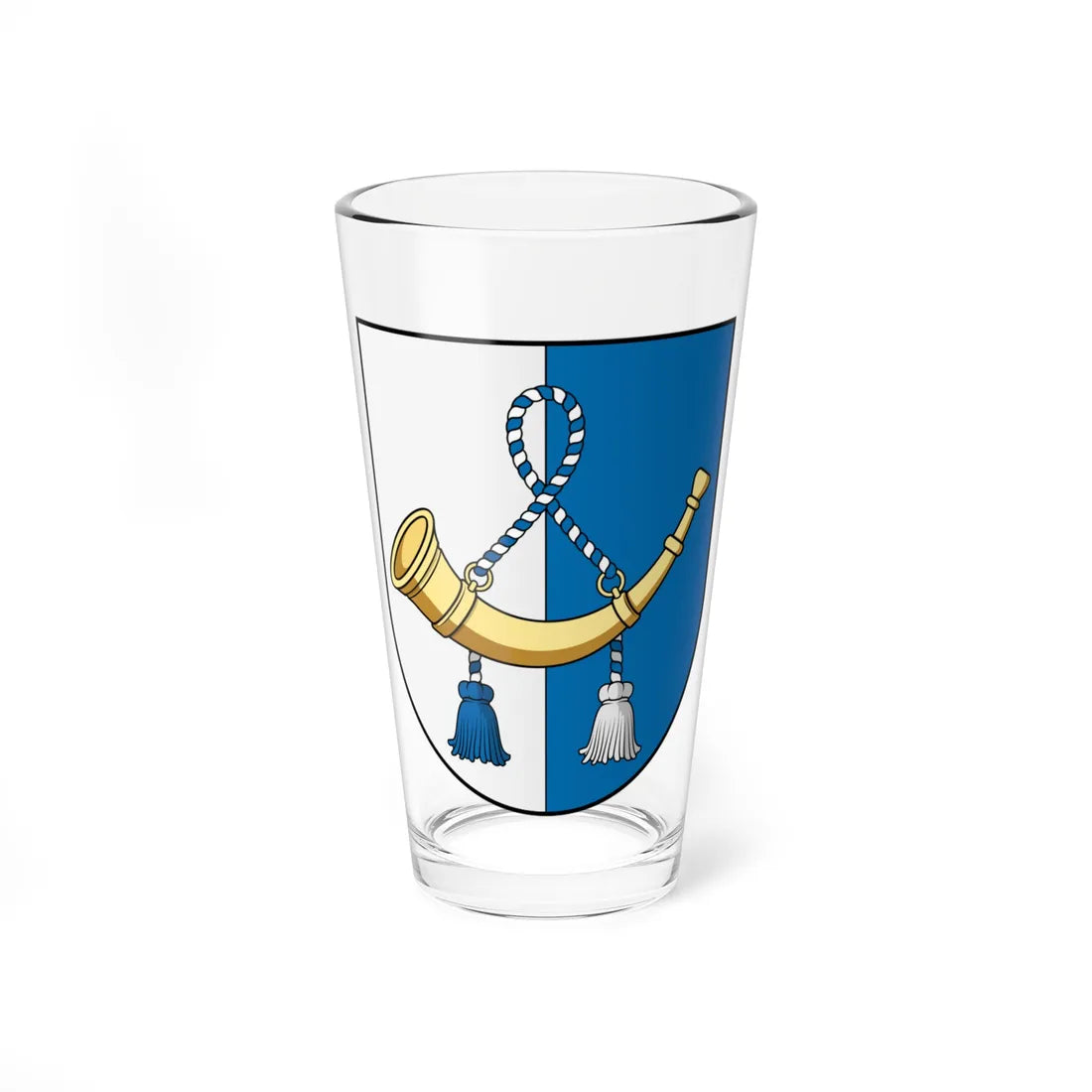 Coa Austria Town Horn (Austria) (Coat of Arms) Pint Glass 16oz 16oz - Go Mug Yourself