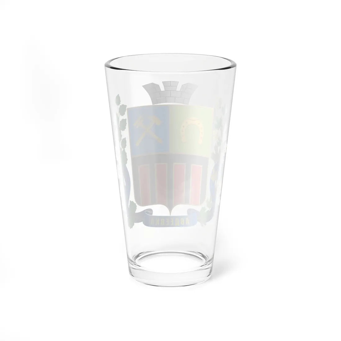 COA Avdiivka (Ukraine) (Coat of Arms) Pint Glass 16oz - Go Mug Yourself