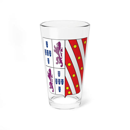 COA Baron of Engenho Novo (Brazil) (Coat of Arms) Pint Glass 16oz 16oz - Go Mug Yourself