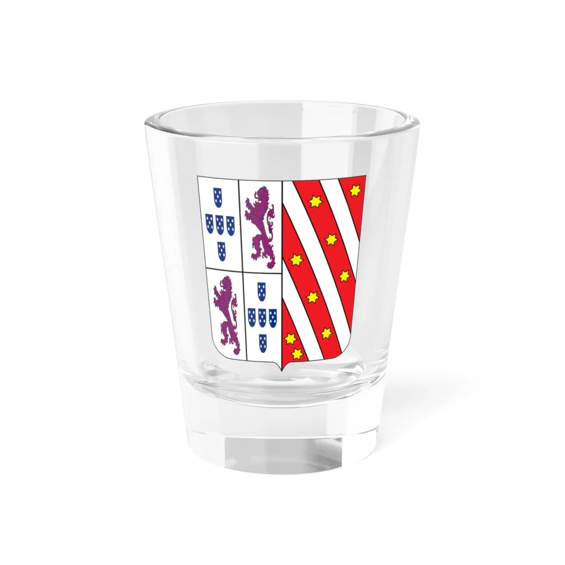 COA Baron of Engenho Novo (Brazil) (Coat of Arms) Shot Glass 1.5oz 1.5oz - Go Mug Yourself