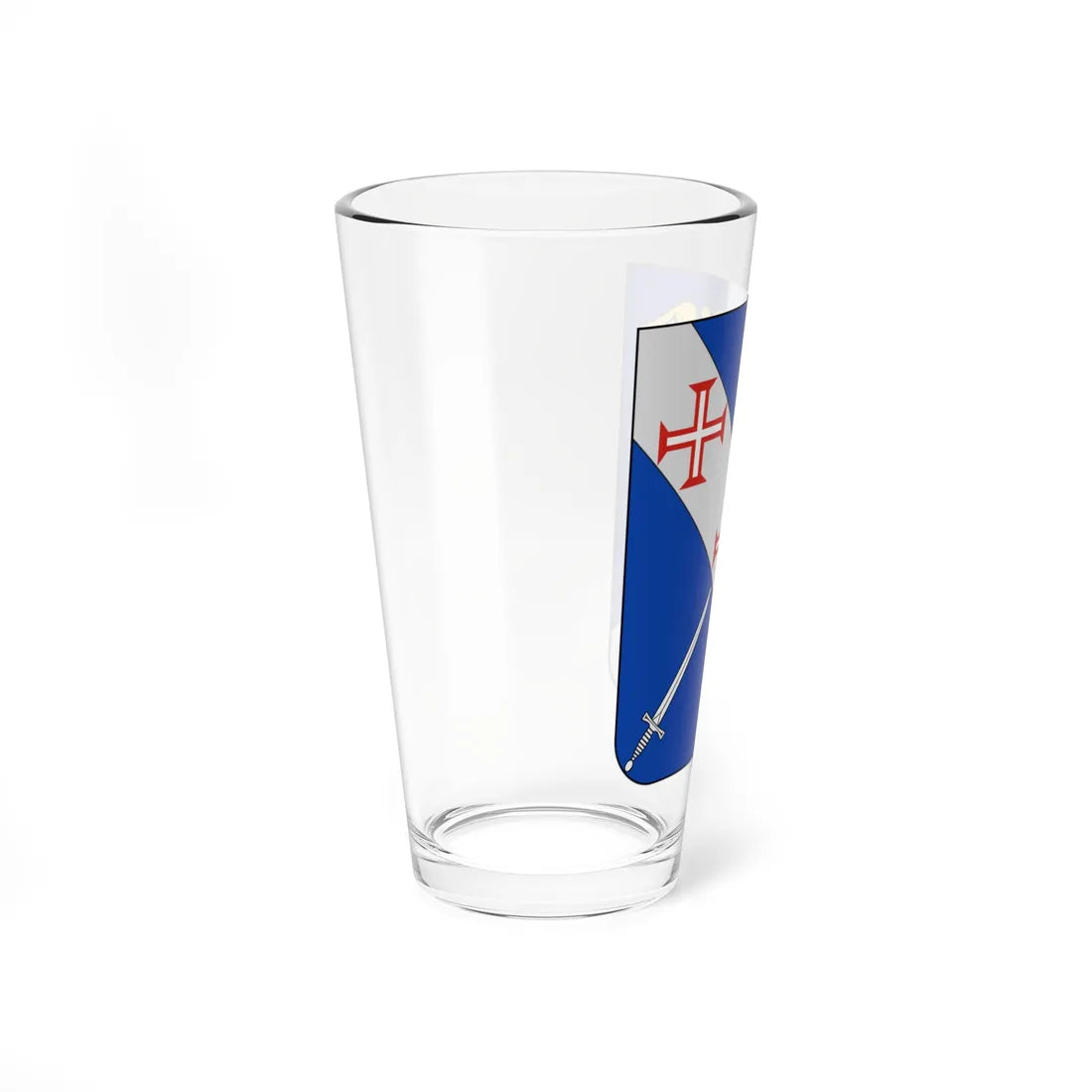 COA Baron of Água Branca (Brazil) (Coat of Arms) Pint Glass 16oz - Go Mug Yourself