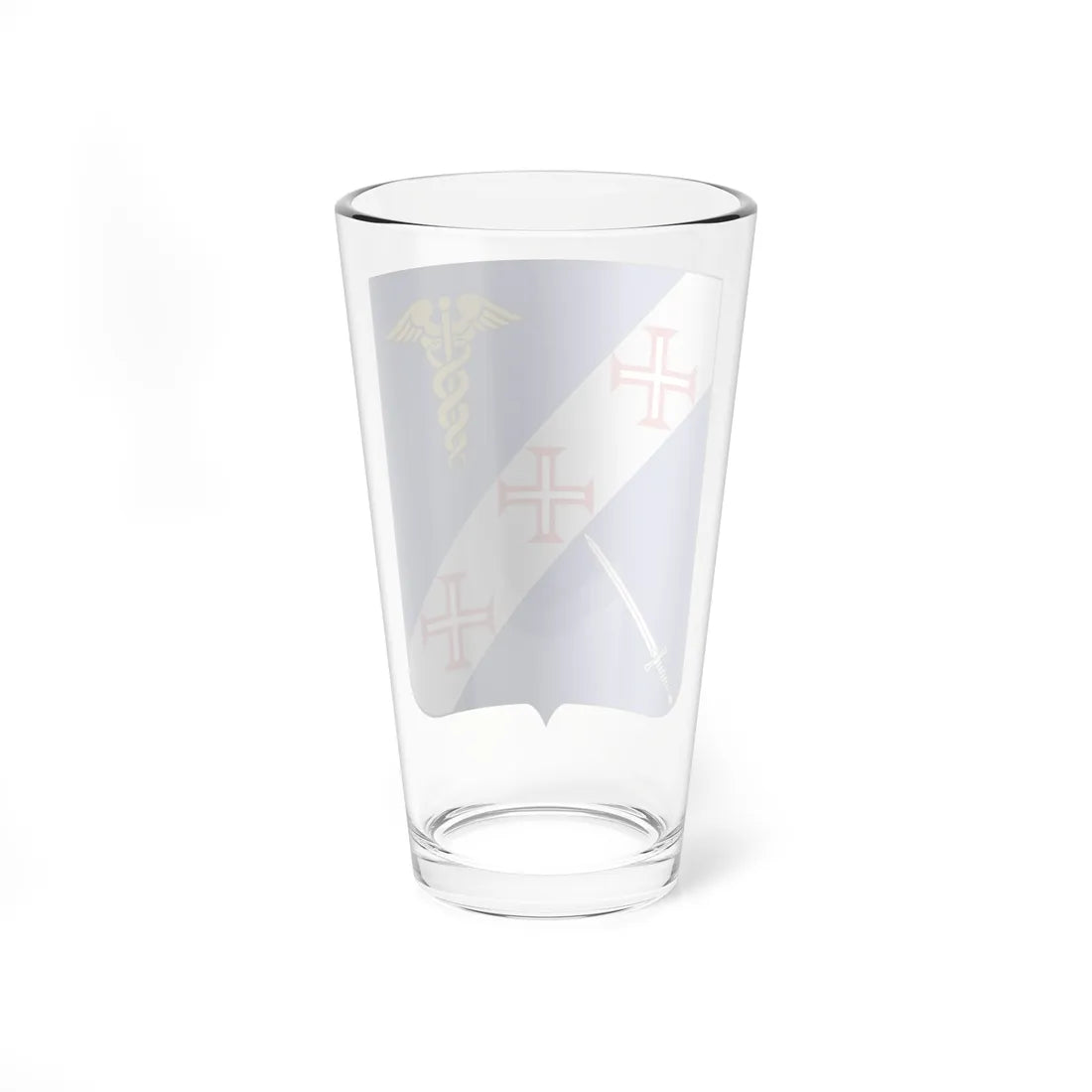 COA Baron of Água Branca (Brazil) (Coat of Arms) Pint Glass 16oz - Go Mug Yourself