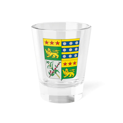 COA Baron of Guaribu (Brazil) (Coat of Arms) Shot Glass 1.5oz 1.5oz - Go Mug Yourself