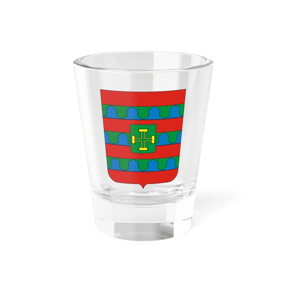 COA Baron of Maraú (Brazil) (Coat of Arms) Shot Glass 1.5oz 1.5oz - Go Mug Yourself
