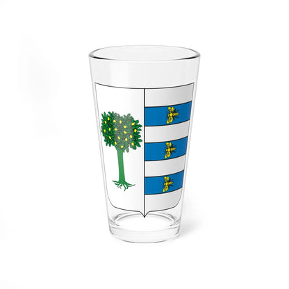 COA Baron of Ouricuri (Brazil) (Coat of Arms) Pint Glass 16oz 16oz - Go Mug Yourself