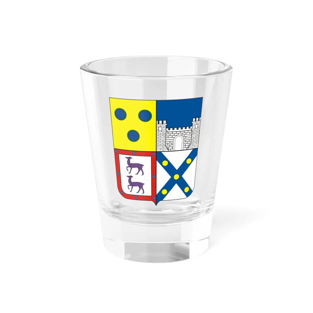 COA Baron of São Bento (Brazil) (Coat of Arms) Shot Glass 1.5oz 1.5oz - Go Mug Yourself