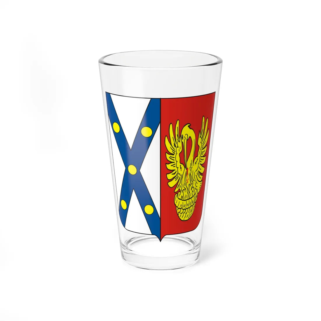 COA Baron of São Joaquim (Brazil) (Coat of Arms) Pint Glass 16oz 16oz - Go Mug Yourself