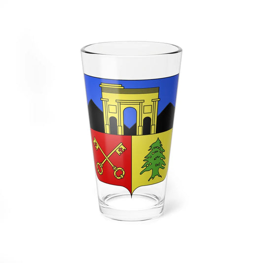 Coa Batna French Algeria (Algeria) (Coat of Arms) Pint Glass 16oz 16oz - Go Mug Yourself