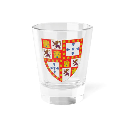 COA Beatriz de Portugal (Portugal) (Coat of Arms) Shot Glass 1.5oz 1.5oz - Go Mug Yourself