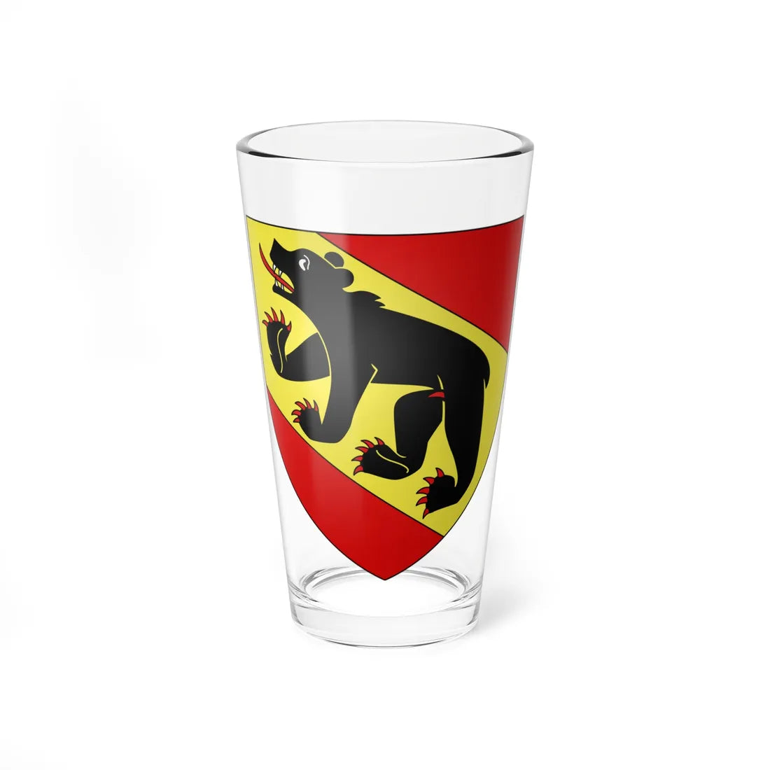 CoA Bern Canton (Switzerland) (Coat of Arms) Pint Glass 16oz 16oz - Go Mug Yourself