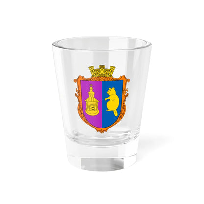 COA Bobryk Kyivska Ukraine UHT (Ukraine) (Coat of Arms) Shot Glass 1.5oz 1.5oz - Go Mug Yourself