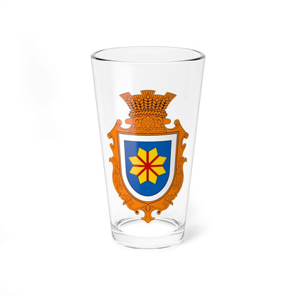 COA Bohdanivka Kyivska Ukraine (Ukraine) (Coat of Arms) Pint Glass 16oz 16oz - Go Mug Yourself