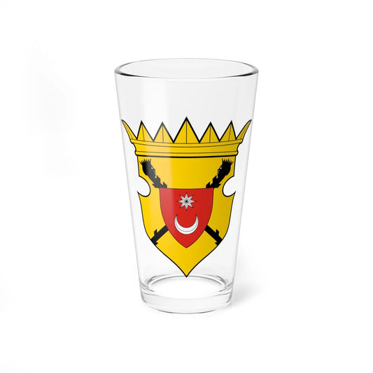 Coa Bosnia and Herzegovina Country History Fojnica Armorial 17th century (Algeria) (Coat of Arms) Pint Glass 16oz 16oz - Go Mug Yourself