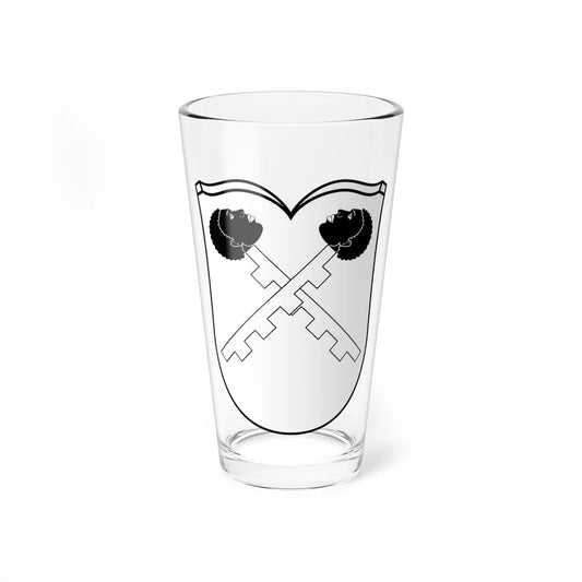 Coa Bosnia and Herzegovina Country History Sebastian Münster 1552 (Bosnia and Herzegovina) (Coat of Arms) Pint Glass 16oz 16oz - Go Mug Yourself