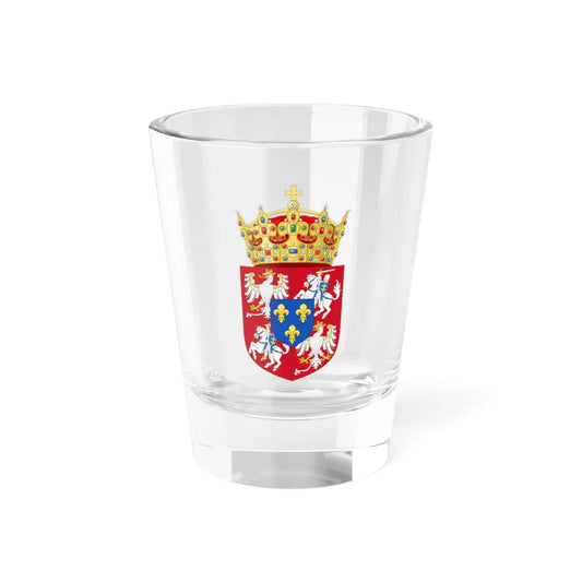 COA Capetian King in a Polish-Lithuanian Commonwealth (Lithuania) (Coat of Arms) Shot Glass 1.5oz 1.5oz - Go Mug Yourself