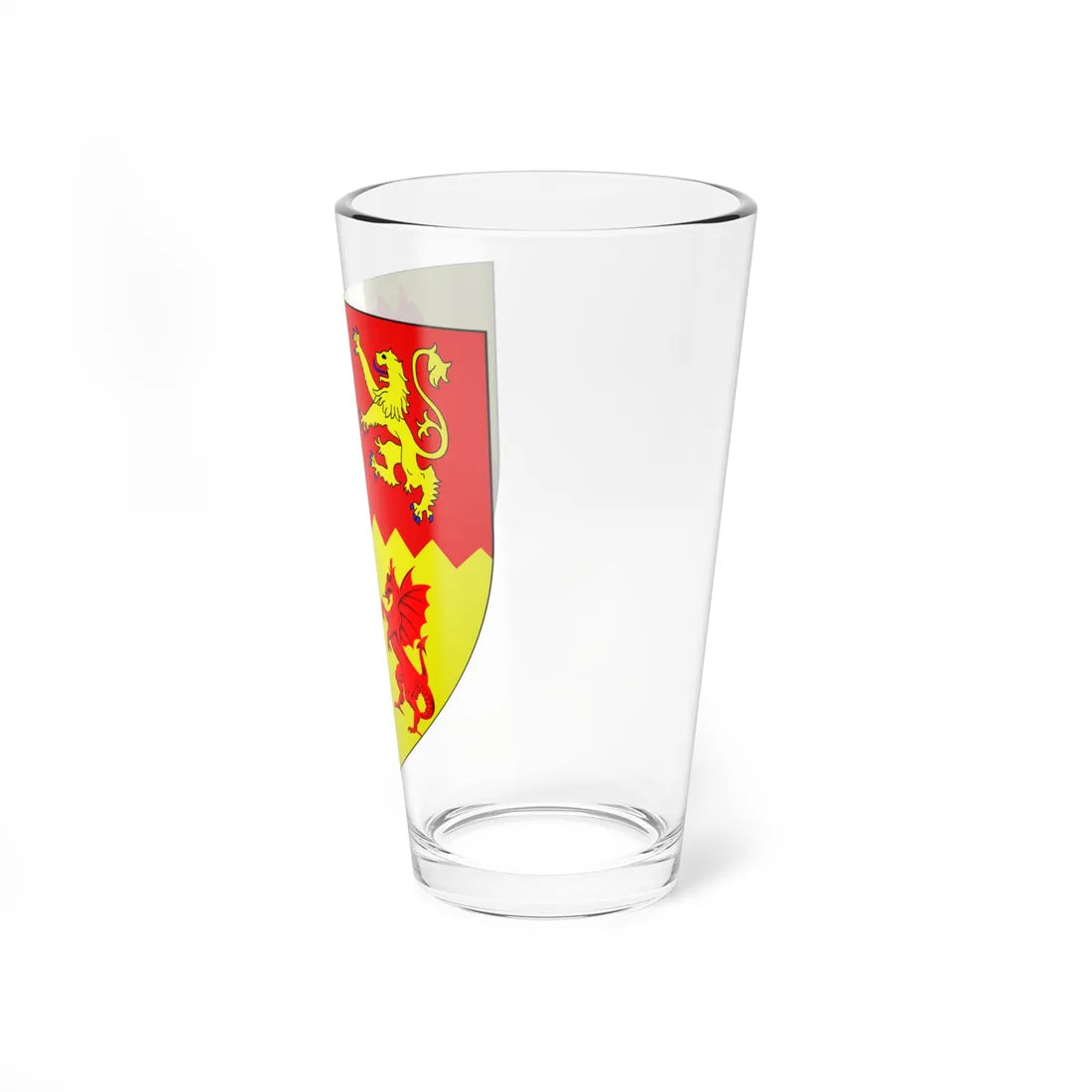 COA Carmarthenshire (United Kingdom) (Coat of Arms) Pint Glass 16oz - Go Mug Yourself