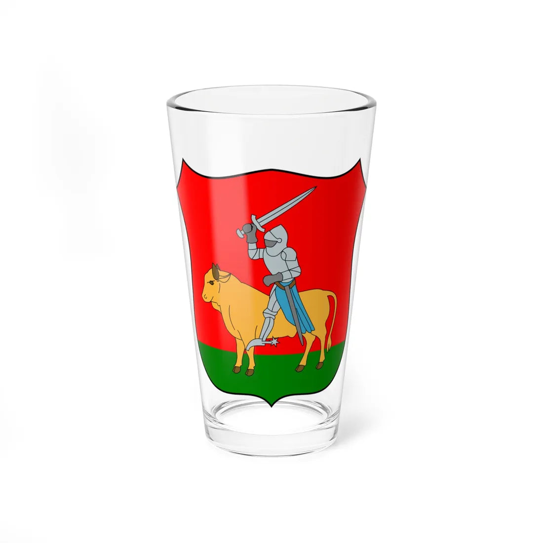 CoA Cavalcabò family Cremona Lombardia Italy (Italy) (Coat of Arms) Pint Glass 16oz 16oz - Go Mug Yourself