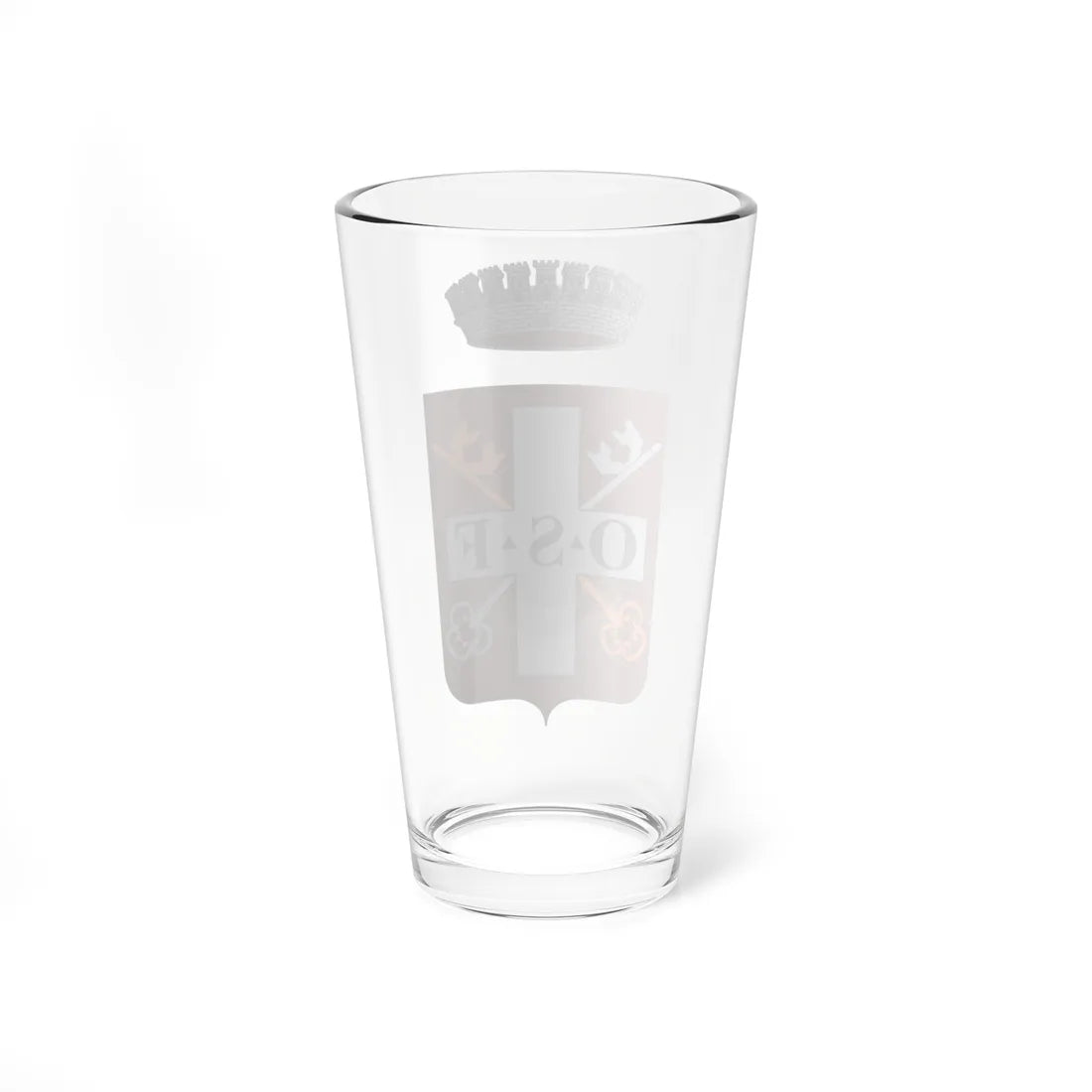 CoA Comune di Bevagna (Italy) (Coat of Arms) Pint Glass 16oz - Go Mug Yourself