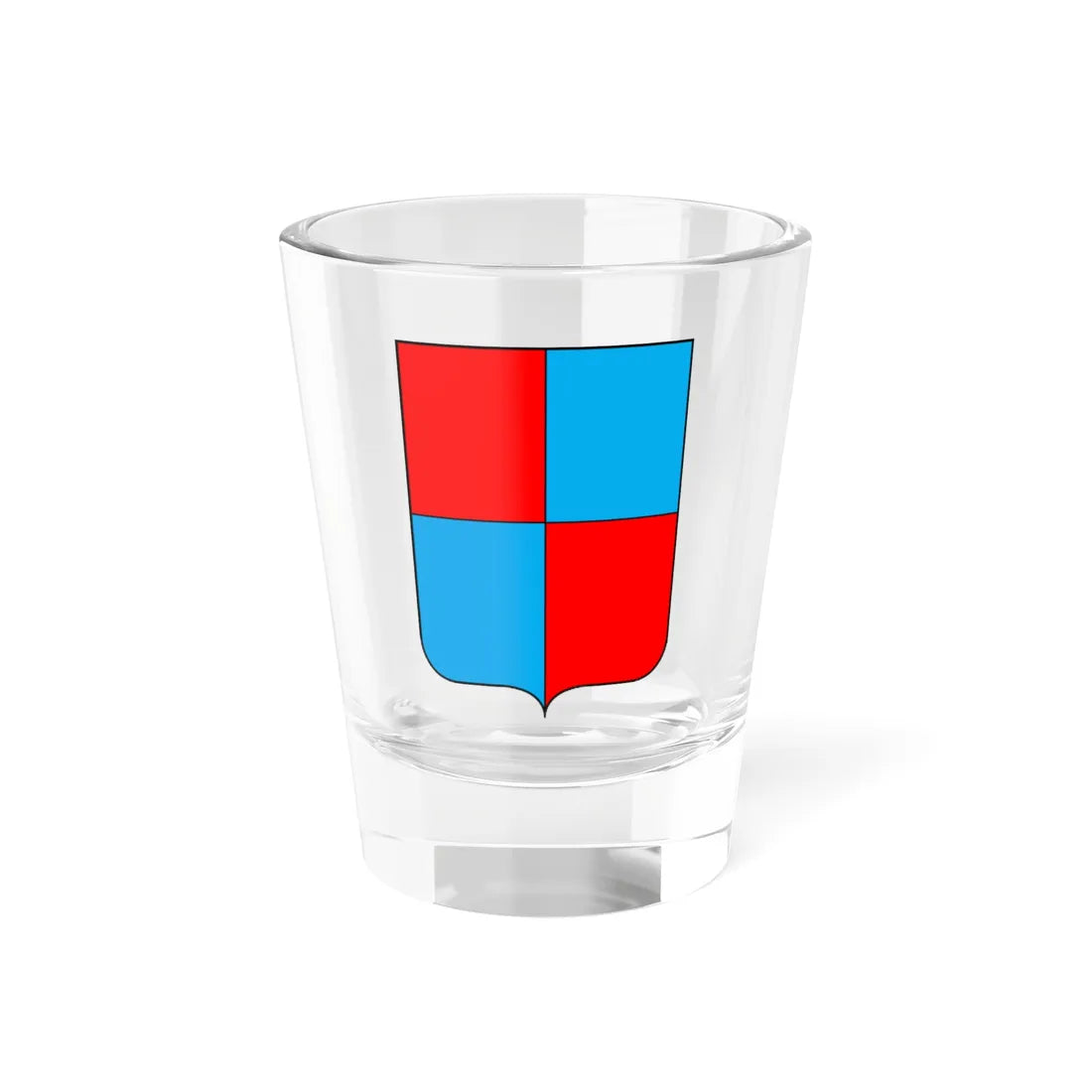 CoA Comune di Borgiallo 2 (Italy) (Coat of Arms) Shot Glass 1.5oz 1.5oz - Go Mug Yourself
