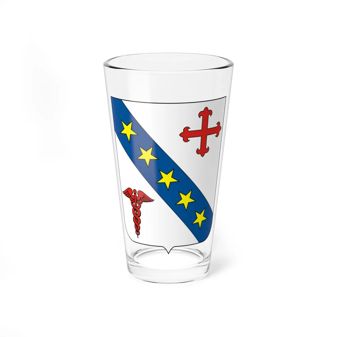 COA Count of Ipanema (Brazil) (Coat of Arms) Pint Glass 16oz 16oz - Go Mug Yourself