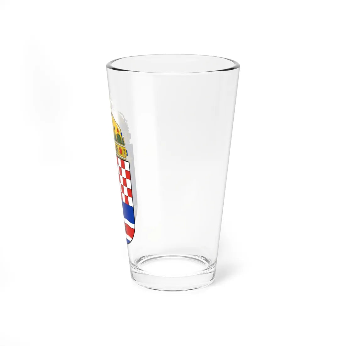Coa Croatia Country History with crown 1868-1918 (Croatia) (Coat of Arms) Pint Glass 16oz - Go Mug Yourself