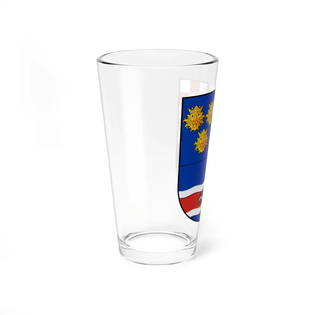 Coa Croatia Country History without crown 1868-1918 (Croatia) (Coat of Arms) Pint Glass 16oz - Go Mug Yourself