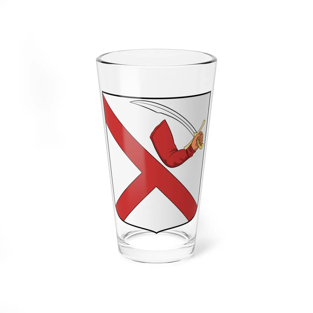 Coa Croatia Family Abram (Croatia) (Coat of Arms) Pint Glass 16oz 16oz - Go Mug Yourself