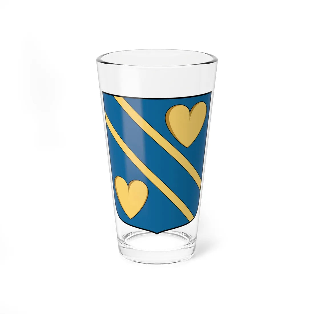 Coa Croatia Family Allegretti v2 (Croatia) (Coat of Arms) Pint Glass 16oz 16oz - Go Mug Yourself