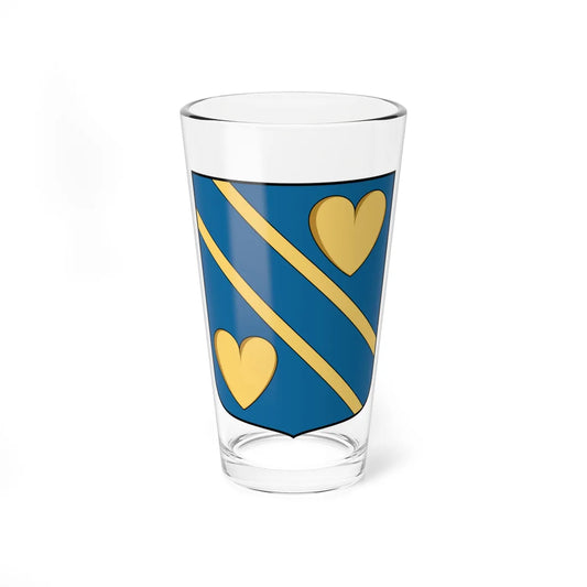 Coa Croatia Family Allegretti v2 (Croatia) (Coat of Arms) Pint Glass 16oz 16oz - Go Mug Yourself