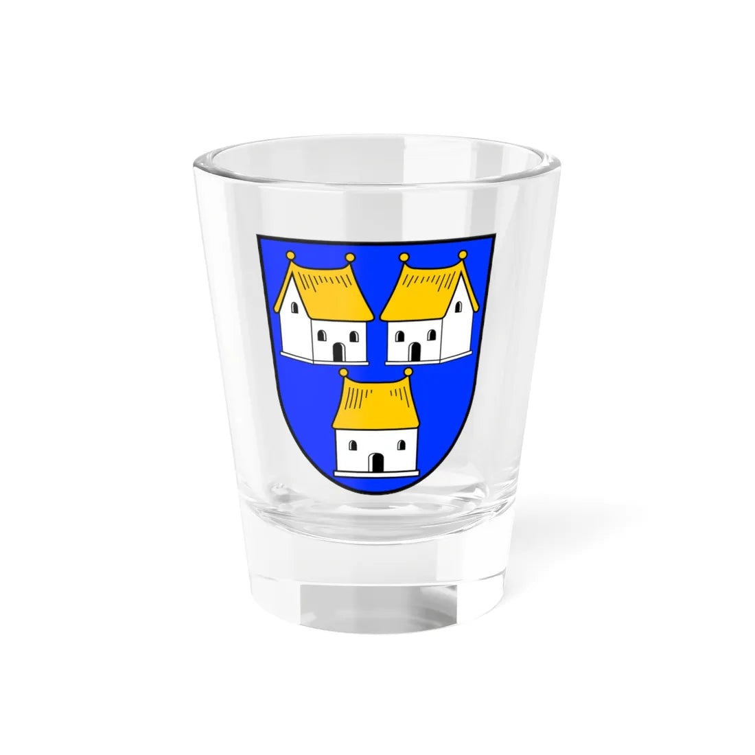Coa de-by-dorfen (Germany) (Coat of Arms) Shot Glass 1.5oz 1.5oz - Go Mug Yourself