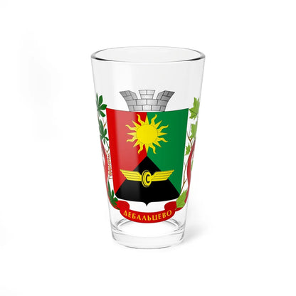 COA Debaltceve (Ukraine) (Coat of Arms) Pint Glass 16oz 16oz - Go Mug Yourself