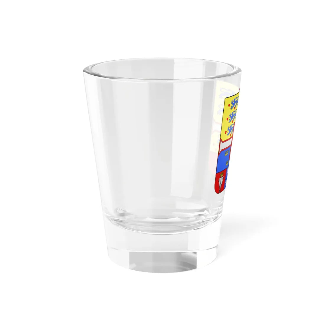COA dk Kings of Danemark 1819-1903 (Denmark) (Coat of Arms) Shot Glass 1.5oz - Go Mug Yourself