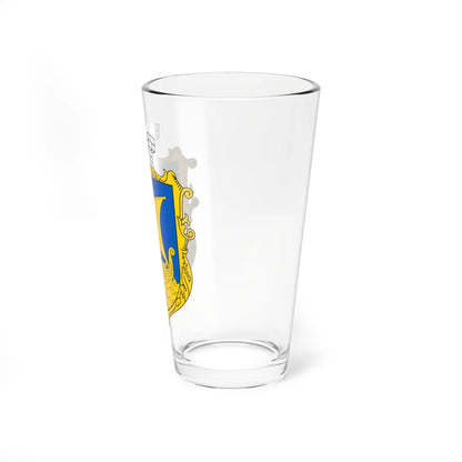 COA Dniprovskyi Kyiv Ukraine UHT (Ukraine) (Coat of Arms) Pint Glass 16oz - Go Mug Yourself