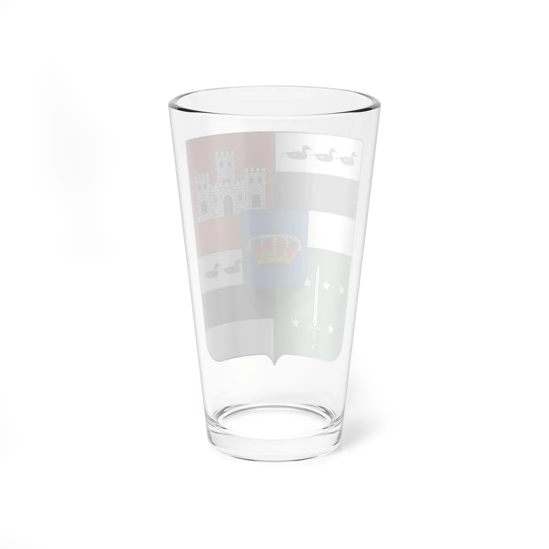 COA Duke of Santa Cruz (Brazil) (Coat of Arms) Pint Glass 16oz - Go Mug Yourself