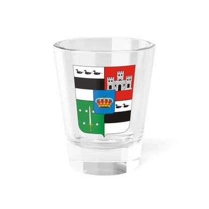 COA Duke of Santa Cruz (Brazil) (Coat of Arms) Shot Glass 1.5oz 1.5oz - Go Mug Yourself