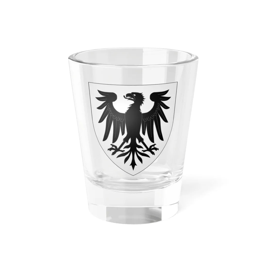 CoA Echternach Luxembourg (Luxembourg) (Coat of Arms) Shot Glass 1.5oz 1.5oz - Go Mug Yourself