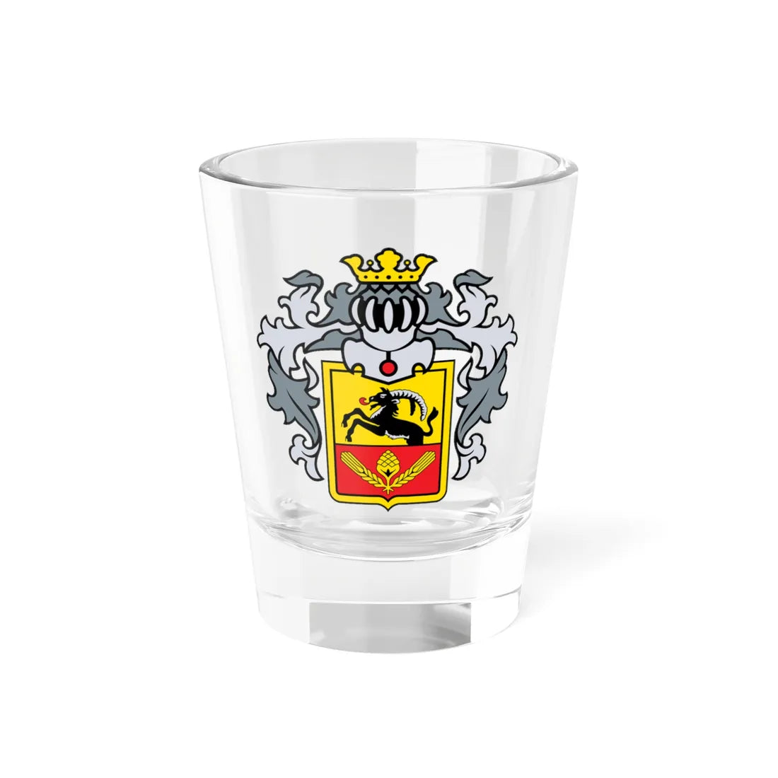 CoA Eder ACH (Germany) (Coat of Arms) Shot Glass 1.5oz 1.5oz - Go Mug Yourself