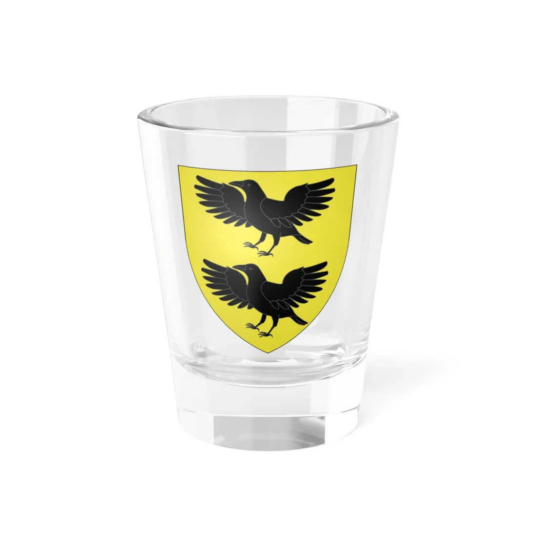 CoA Einsiedeln Abbey Switzerland (Switzerland) (Coat of Arms) Shot Glass 1.5oz 1.5oz - Go Mug Yourself